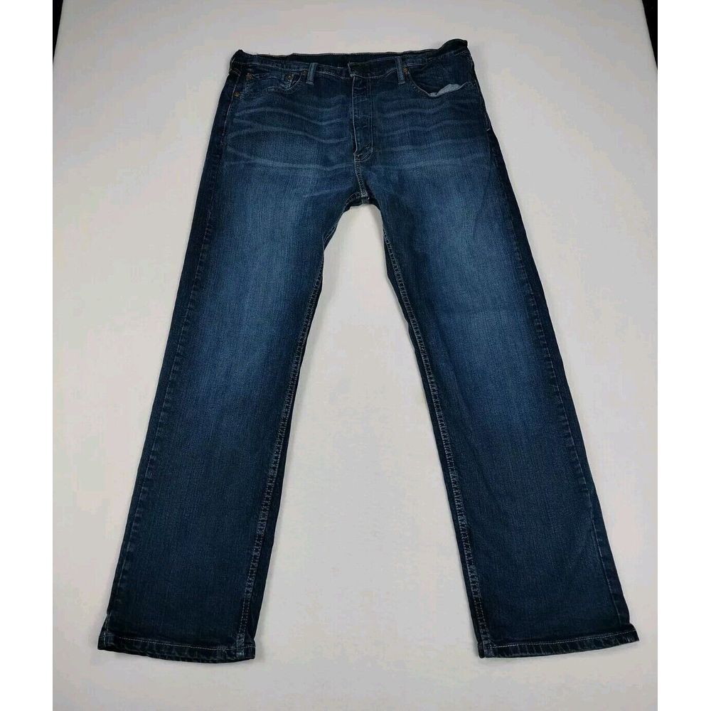 Levi's Jeans Mens 38 Blue 505 WesternCore CowboyCore Ranch Wear PBR Straight Leg
